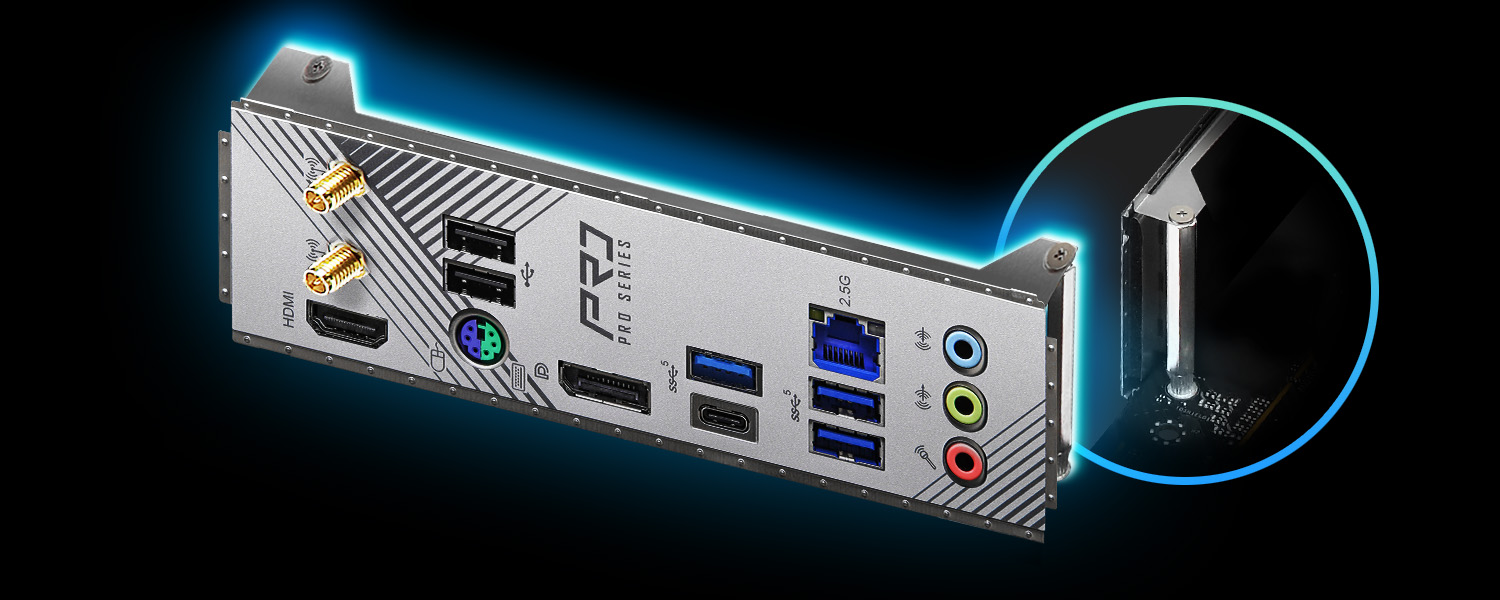 Pre-Installed IO Shield